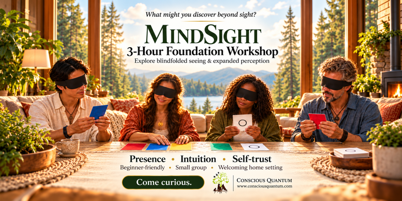 MindSight workshop: blindfolded seeing